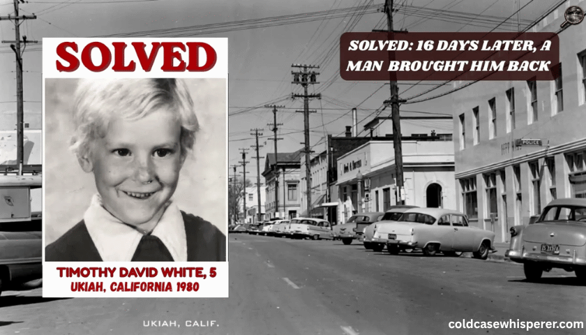 The Timothy White Kidnapping Solved Cold Case